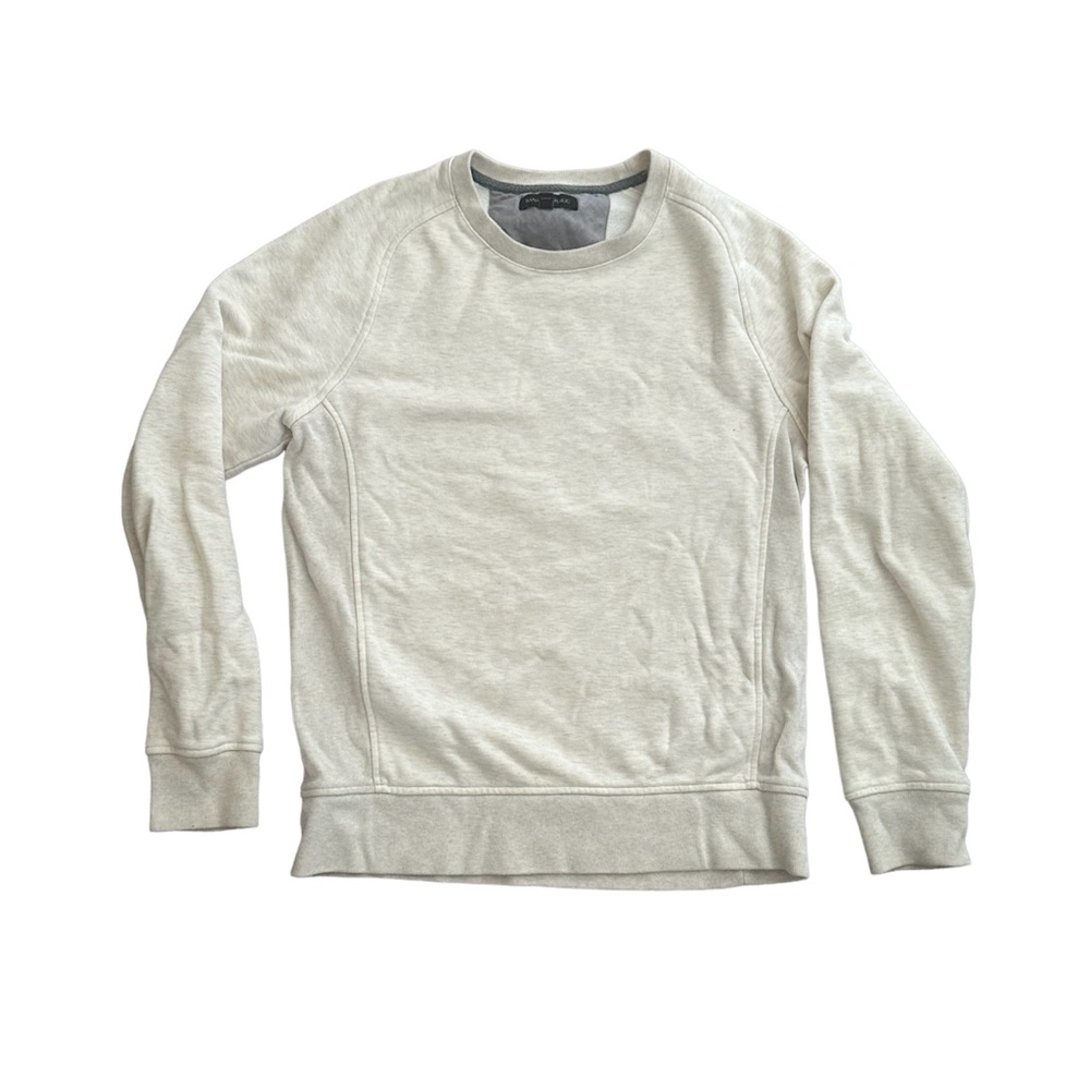 Ivory crew neck thick fabric 100% cotton